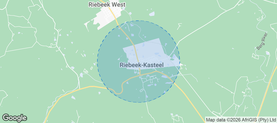 Riebeek-Kasteel Airbnb map
